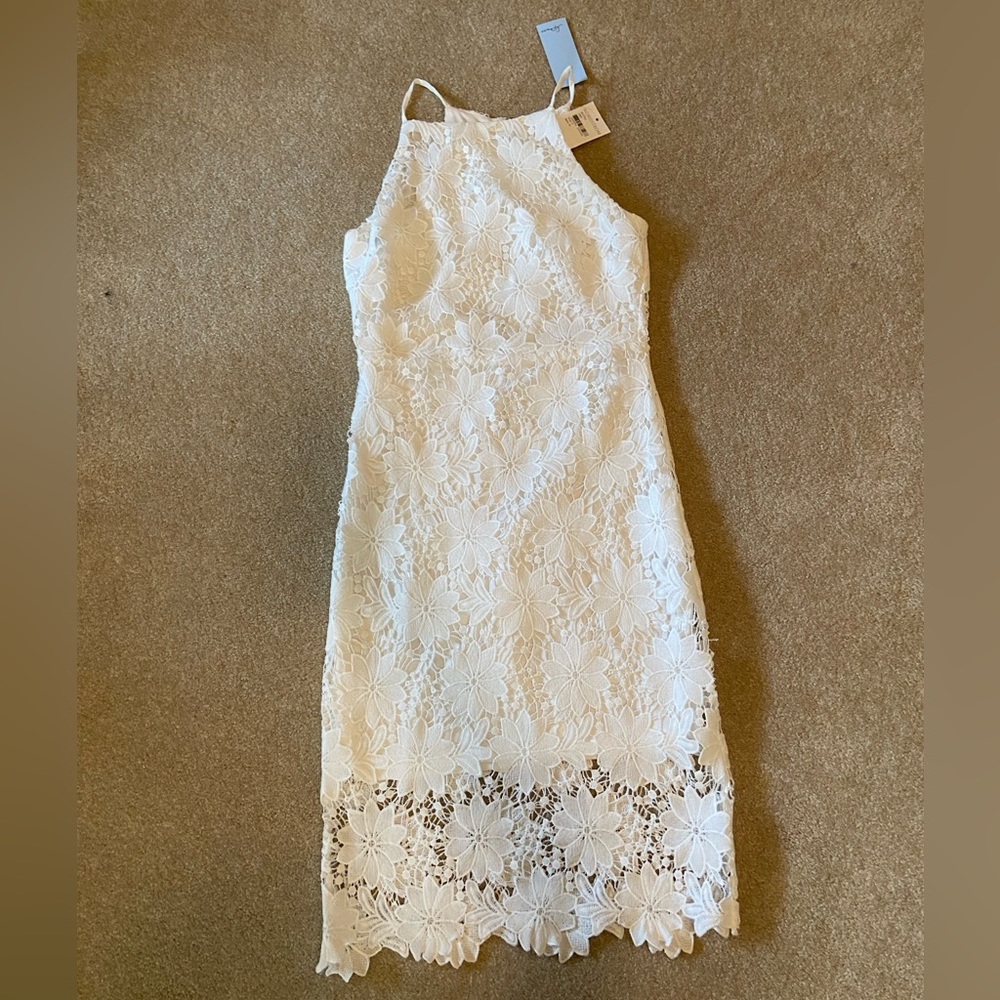 White lace Nordstrom dress nwt